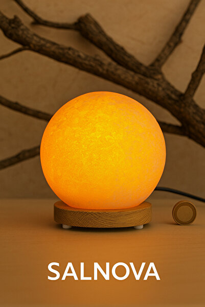 SALNOVA Küre Tuz Lambası 4 KG (Büyük Boy ) (Anahtarlı)