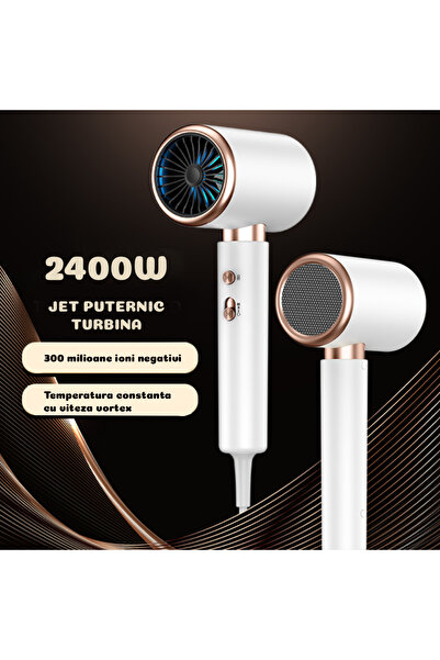 UNİBOX Professional Hair Dryer, 2400W, Negative Ions, Fast Drying, Jet Airflow Technology