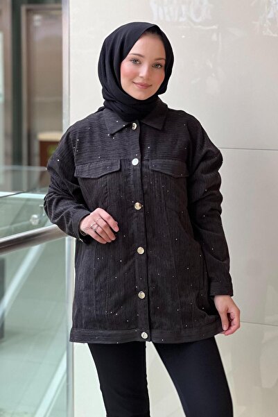 Ceremony Queen Jacket with Snap Fasteners on the Front