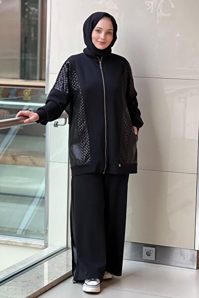 Ghisa Pul Embroidered Detailed Cap and Pants Set