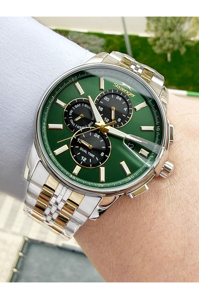 Slazenger Fonksiyonlu 5 Atm Su Geçirmez Garantili Erkek Kol Saati