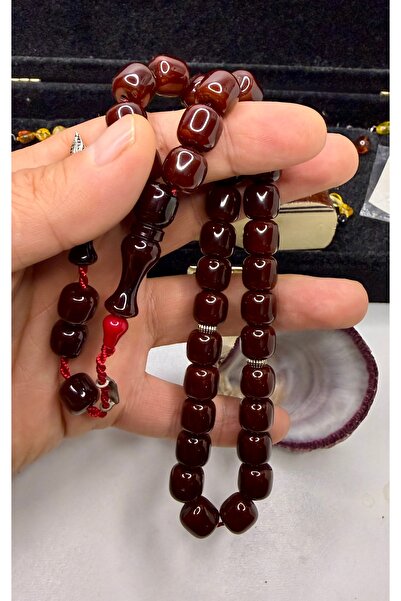 İskenderun Tesbihcilik Fırınlı Osmanlı Benzetmesi Zeyzun işçilikli Çubuk sıkma Kehribar Tesbih