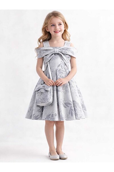KATIA ✨   Girl's Evening Dress 6-10 Years Old – Luxury Party Dress with Bow D...
