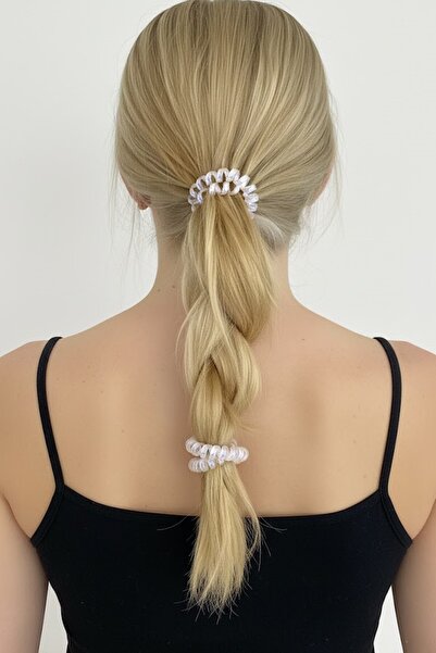 CAŞ DEKORASYON Σετ 2 λαστιχένιες πόρπες με σπειροειδή ολόγραμμα