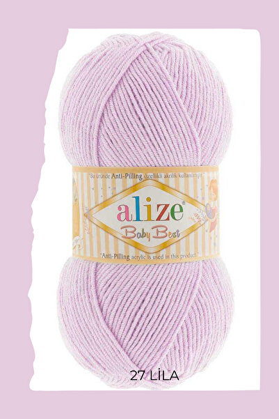 Alize Baby Best Anti-Pilling Bebek Örgü İpi - %10 Bambu %90 Akrilik, Yumuşak Dayanıklı Bebek Örgü İpi