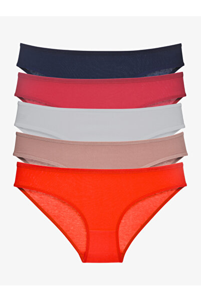 IPL Women's Slip 5-Piece Bikini Dark Tones Panties