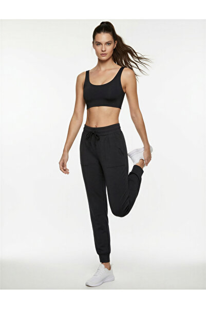 Koton Φούτερ Jogger με ψηλόμεσο λεπτομέρεια τσέπης με κορδόνια