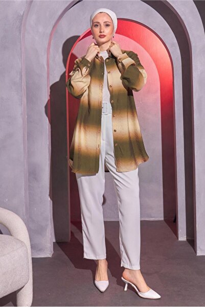 TRENDTESETTÜR Τουνίκ πουκάμισο σε χρώμα καφέ - T 0514