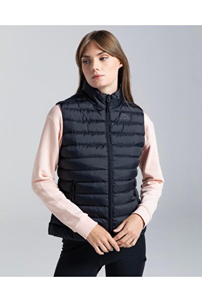 Kappa Logo Tona Γυναικείο Μαύρο Γιλέκο 381q6nw-005
