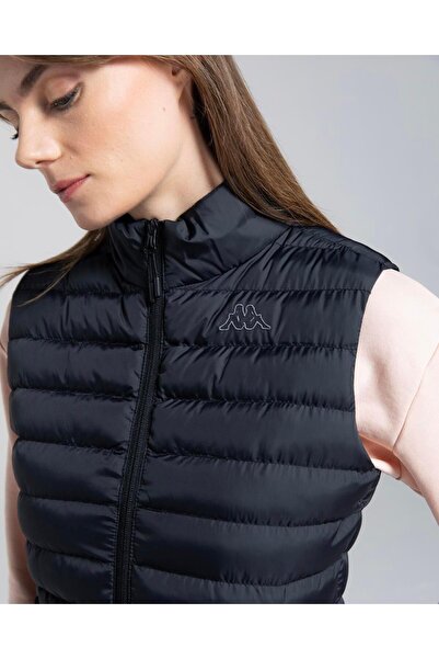 Kappa Logo Tona Γυναικείο Μαύρο Γιλέκο 381q6nw-005