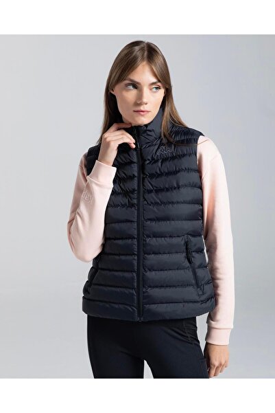 Kappa Logo Tona Γυναικείο Μαύρο Γιλέκο 381q6nw-005
