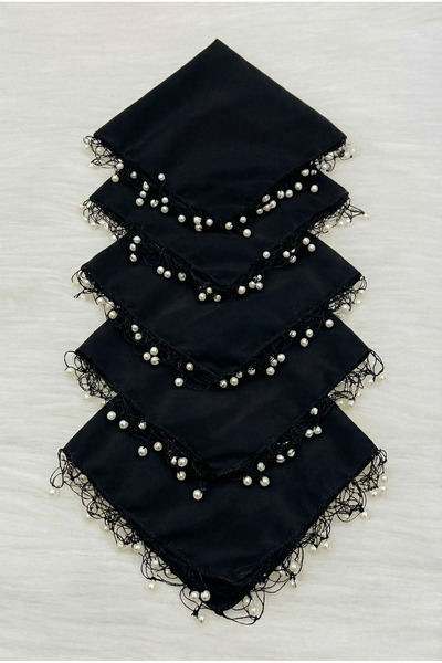 ZEYMERADE منديل العريس من الشيفون الأسود، هدية لحفلات الزفاف ووصيفة العروس وا...