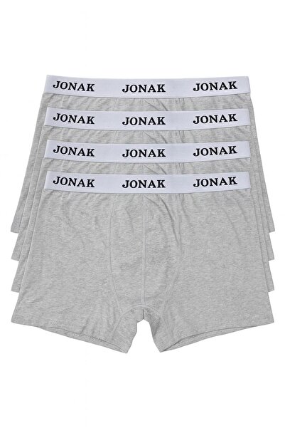 MOSTESS Çocuk Gri Boxer Likralı Pamuk 5’li paket