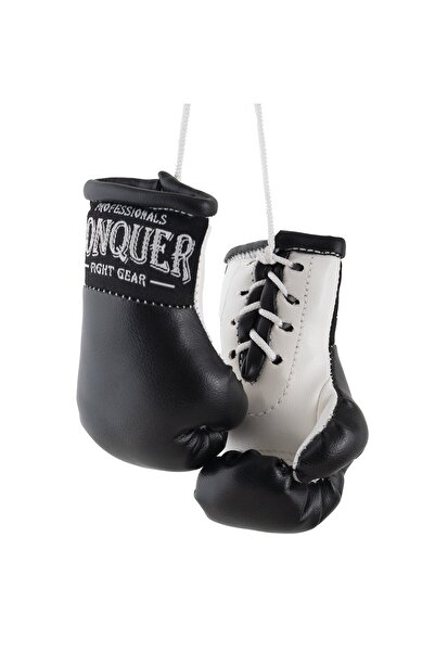 Conquer Boxing Glove Keychain Black