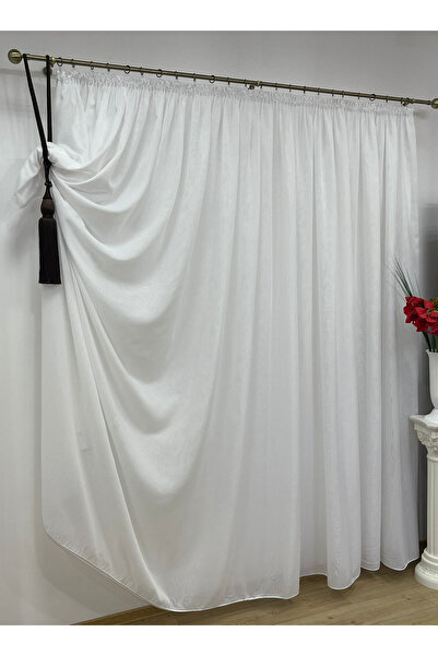 Liz Line Perdea voal simplu, diverse culori si marimi, din colectia "Basic" by Liz Line, cu rejansa.
