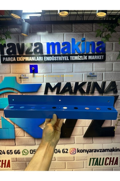 Ravza Makina Rvz 3'lü Premium Askılık Set / Oto Detay Düzenleyici - Mavi Renk