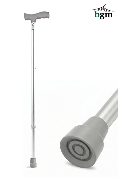 bgm Baston Ayarlanabilir Denge Bastonu - Açık Gri - Asa Alüminyum Yüksek Kalite