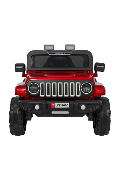 URBAN TOTS سيارة جيب UT-908 12 فولت للركوب - محرك مزدوج، بلوتوث، أضواء LED وج...