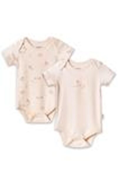 BabyCosy Organic Wear بدلة أطفال مكونة من قطعتين بأكمام قصيرة مصنوعة من القطن...