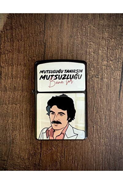 Duftpalm Ferdi Tayfur Tasarımlı Arabesk Benzinli Siyah Çakmak