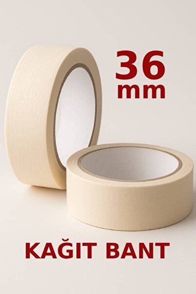 nistabolje Kağıt Bant 36mm Maskeleme Boya Bandı Çok Amaçlı Tamirat Dekorasyon