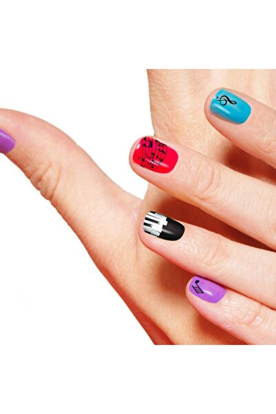 Artikel 2' Li Nota Tırnak Dövmesi, Tırnak Sticker, Nail Tattoo, Nail Art