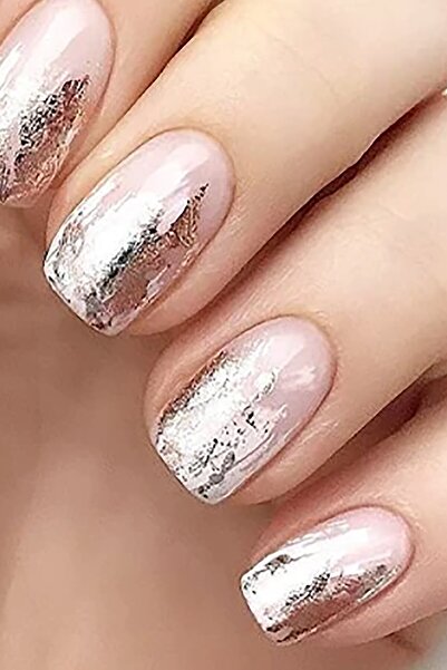 Artikel Gümüş Renk Transfer Tırnak Dövmesi, Tırnak Sticker, Nail Tattoo, Nail...