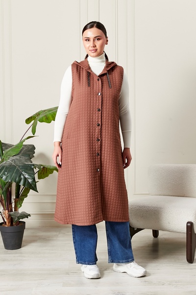 Ferace Women's Plus Size Quilted Vest