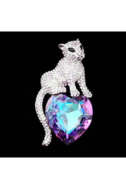 MBrands Broșă cu cristale austriece Butterfly