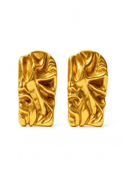 DEMOKAN أقراط نسائية 3 سم أقراط مستطيلة الشكل لا تسبب التلطيخ