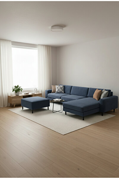 Rolivs Mokka Mini Köşe Modüler Koltuk - Aletsiz Kurulum Parça Eklenebilir - K...