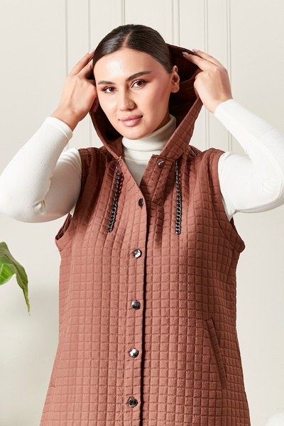 Ferace Women's Plus Size Quilted Vest