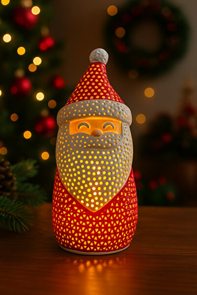 Root Made Noel Baba Dekoratif Tealight Mumluk Yeni Yıl Noel Hediyesi Kış Dekorasyon