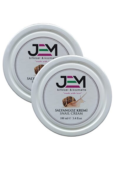 Jem Kozmetik Bitkisel 2 Adet Salyangoz Kremi 100 ML Snaıl Cream