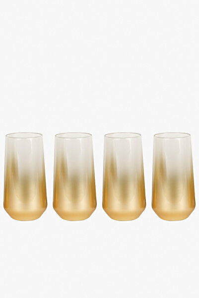Rakle Glow Gold 470 Cc - Set of 4 Soft Drink Glasses
