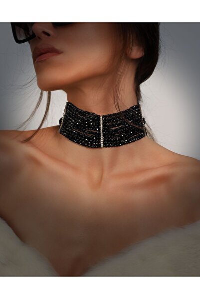 Bayemeyc PALAIS ONYX DOĞAL TAŞ KOLYE