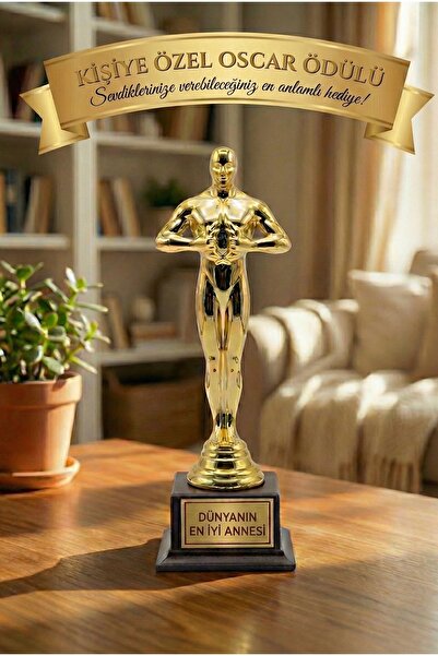 Trend ofis hediyelik Kişiye Özel Oscar Ödülü – İsim Yazılı Hediyelik Figür