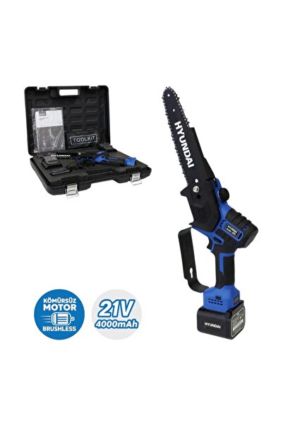 Hyundai HCS308XP Akülü Budama Testeresi 8” 21V 4Ah | 600W