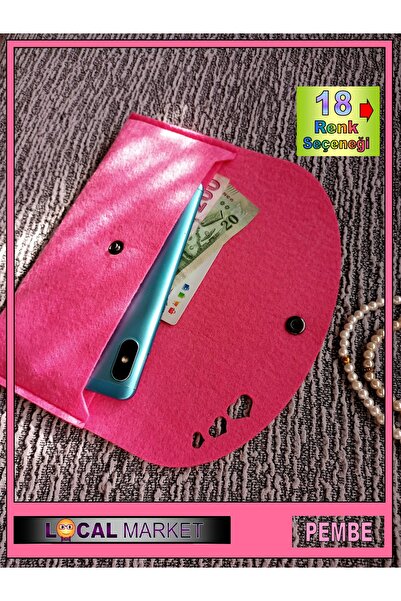 LOCAL MARKET Wallet Double Compartment, Stylish Design, Snap Closure Hand Wallet, Mobile Phone Bag