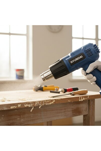 Hyundai HHG604 2000W Sıcak Hava Tabancası – 2 Kademeli Profesyonel Kullanım Gücü!