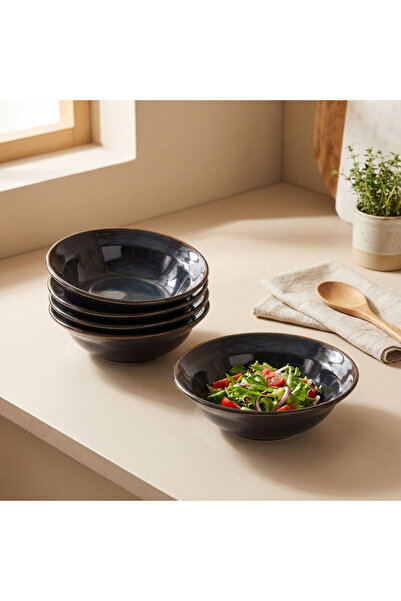 Güral Porselen Valeron 6 Pieces 15 cm Soup Bowl Reactive Oasis Vr 1131