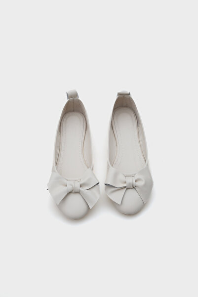 Capone Outfitters Dámské baleríny Bliss z pravé kůže s mašlí