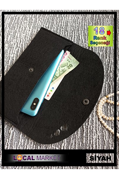 LOCAL MARKET Wallet Double Compartment, Stylish Design, Snap Closure Hand Wallet, Mobile Phone Bag