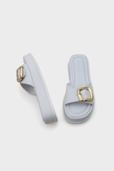 Capone Outfitters Papuci de damă Marget cu toc cu pană și cu o singură curea