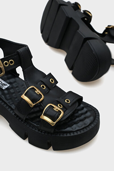 Capone Outfitters Dámské sandály Cherry Thick Sole Kotníkový pásek Comfort Sole