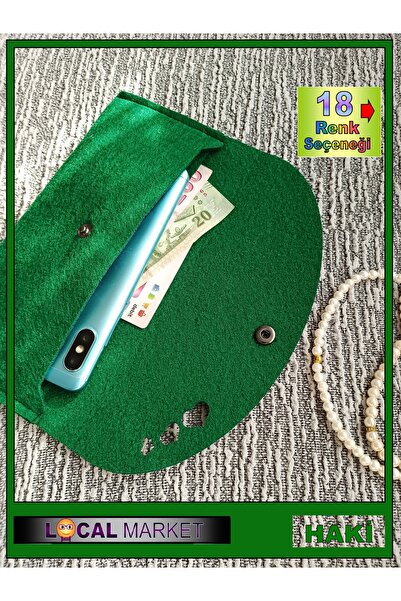 LOCAL MARKET Wallet Double Compartment, Stylish Design, Snap Closure Hand Wallet, Mobile Phone Bag