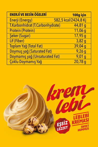FRİGGY Kremlebi Leblebi Kreması 320GR
