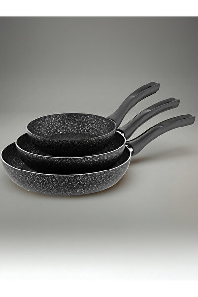 Hascevher Lavilla Prime Granit 3 Pcs Tava Seti 18/22/26cm