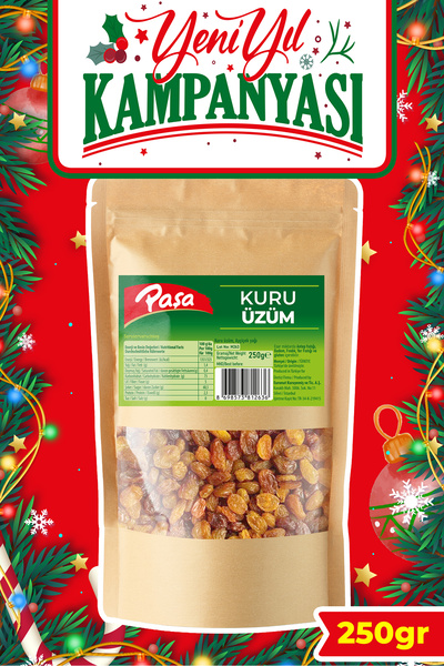 Paşa Kuruyemiş Sultaniye Kuru Üzüm 250 gr