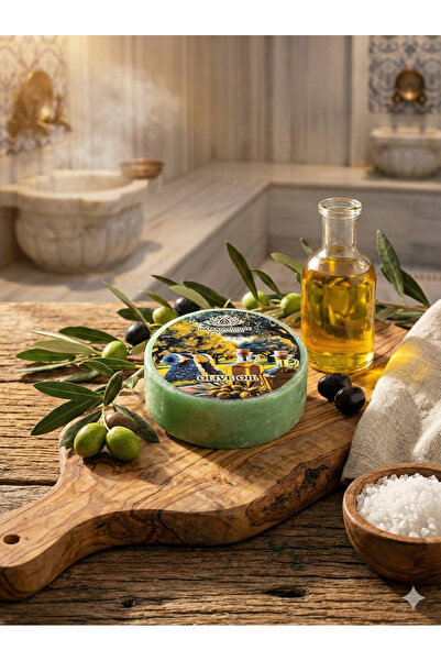 HAMAM HOUSE TURKISH HAMAM Natural Sponge Soap with Olive Oil Extract